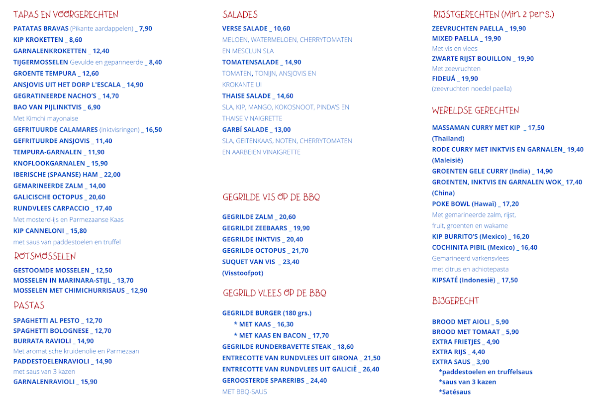 Menu Restaurant Garbi De L'estartit-5